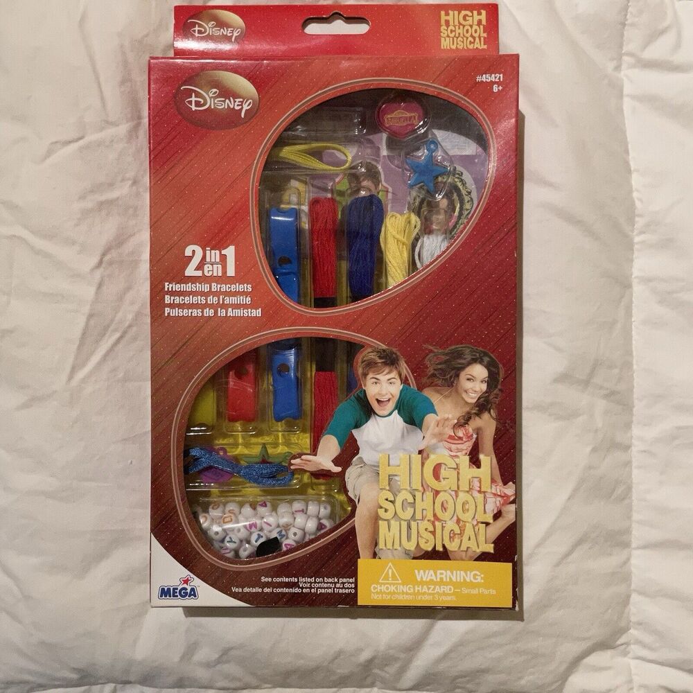 High School Musical Friendship Bracelet Kit Accessories New